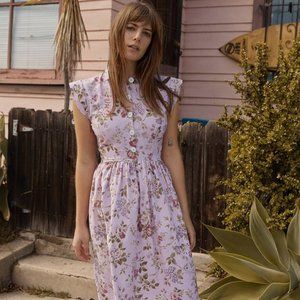 Christy Dawn Piper Dress Thistle (linen)